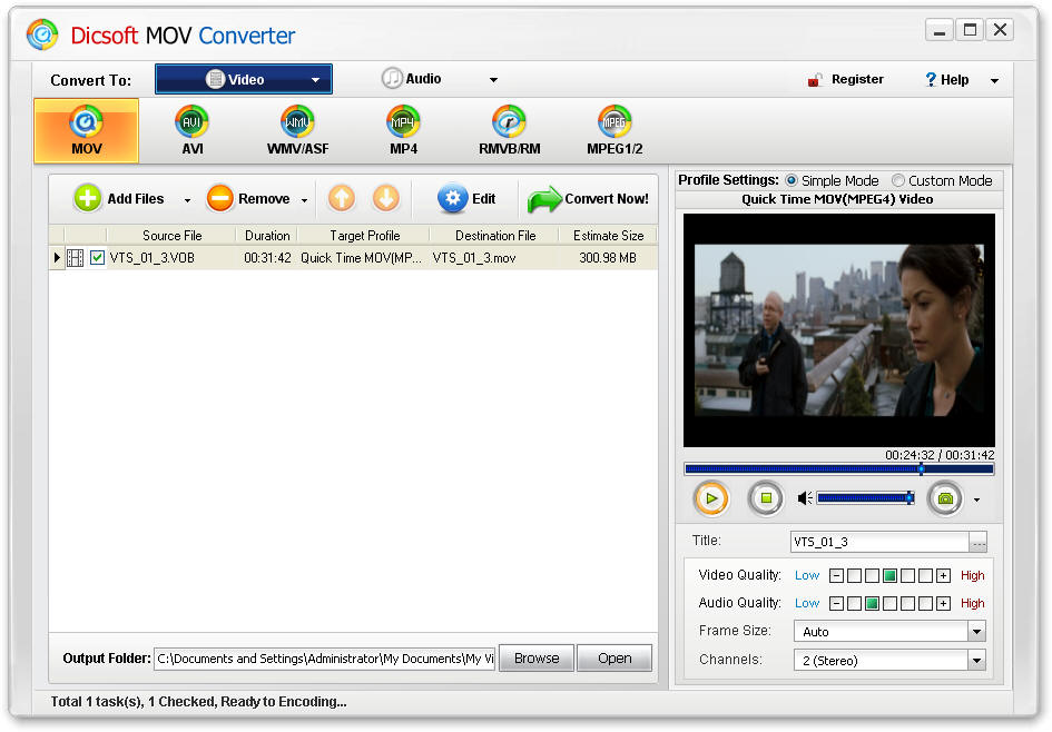Dicsoft MOV Converter 3.5.0.1