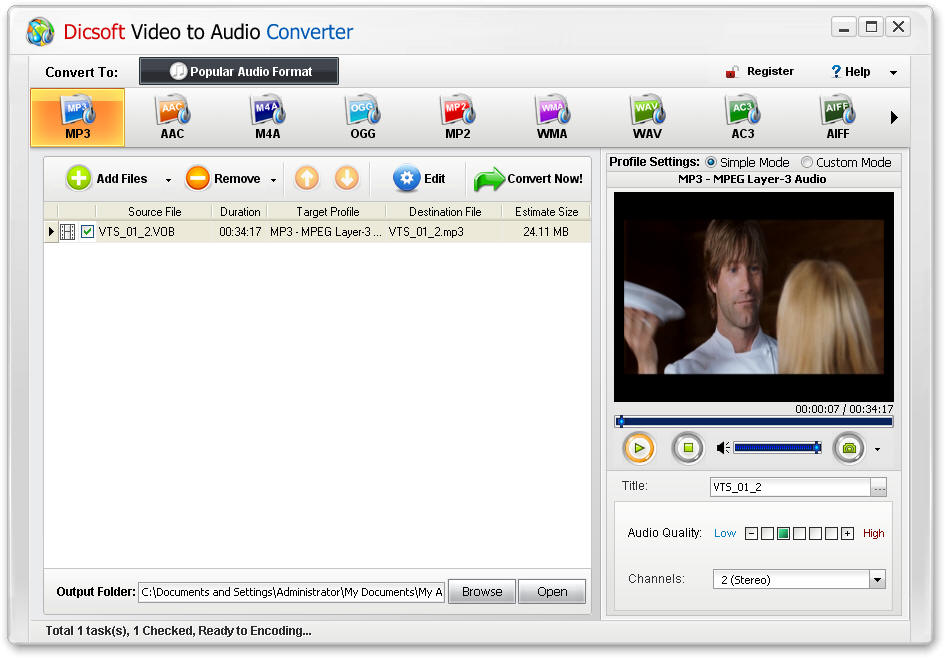 Dicsoft Video to Audio Converter 3.5.0.2
