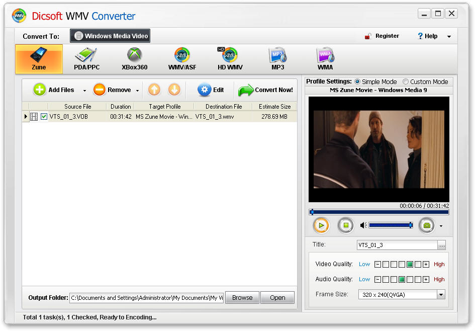 Dicsoft WMV Converter 3.5.0.1