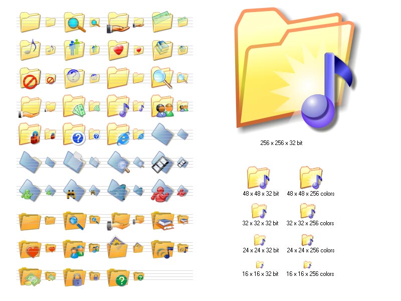 Different Folder Icons 2.0
