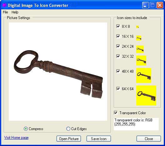 Digital Image To Icon Converter 1.3