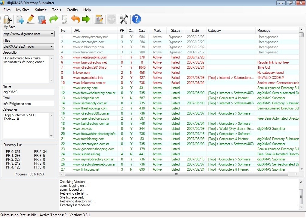 digiXMAS Directory Submitter 3.8.1