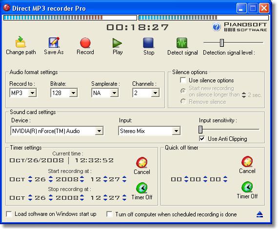 Direct MP3 Recorder Free 3.1