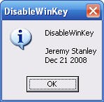 DisableWinKey 1.0a 1.0