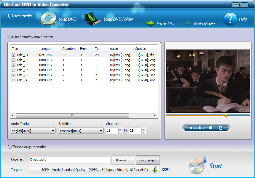 DiscCool DVD to Video Converter 2.1.3