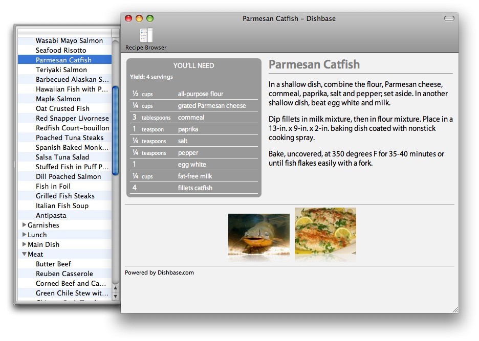 Dishbase for Mac 1.4.1
