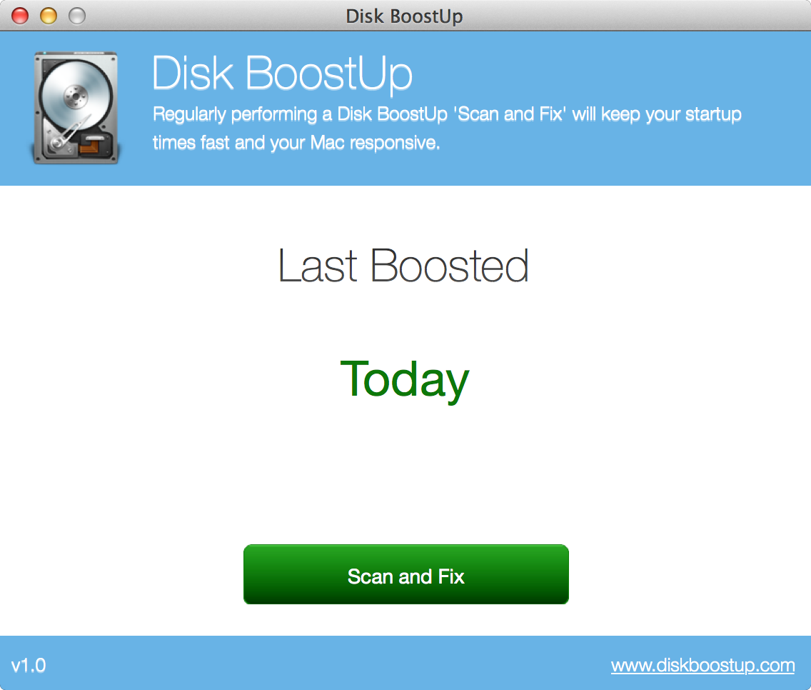 Disk BoostUp 1.0