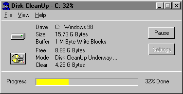 Disk CleanUp 2000 5.1
