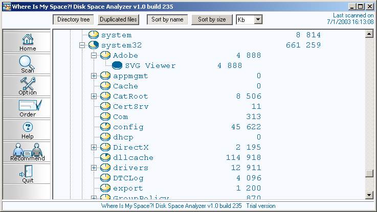 Disk Space Analyzer 1.0.262