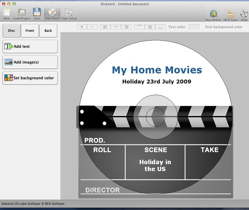 Disketch CD/DVD Label Maker for Mac 3.08