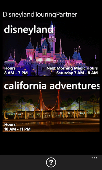 DisneylandTouringPartner 1.1.0.0