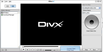 DivX for Windows (incl. DivX Player) 6.8
