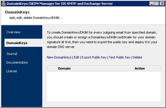 Domainkeys/DKIM for IIS/Exchange Server 3.0
