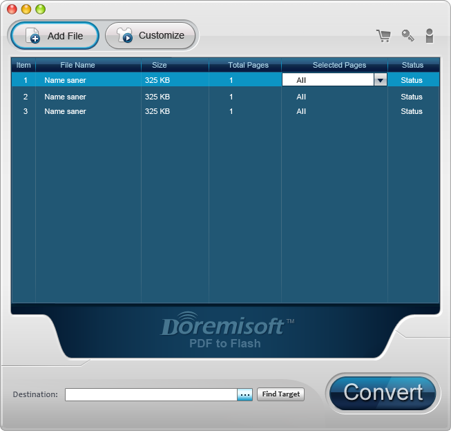 Doremisoft Mac PDF to Flash Converter 3.0.1