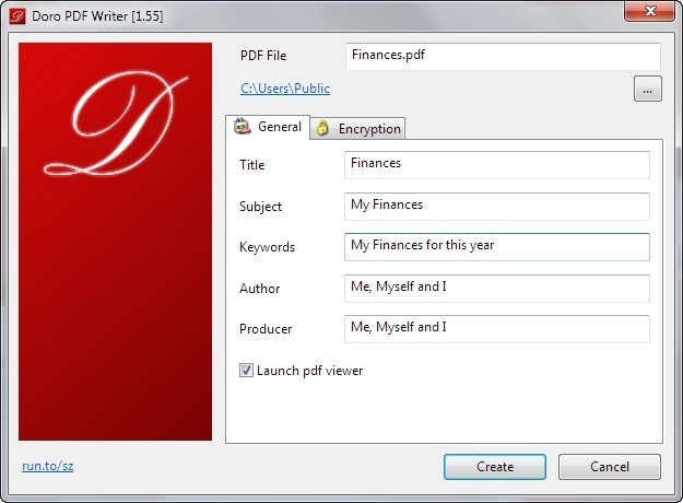 Doro::Free PDF Printer 1.82