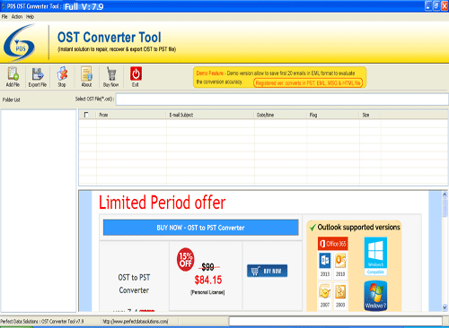 Download OST to PST Converter Freeware 8.5