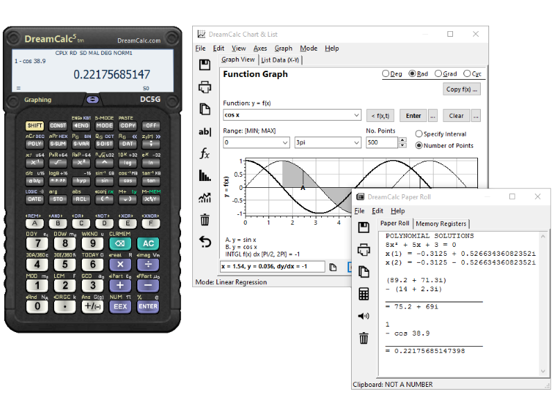 DreamCalc Scientific Graphing Calculator 5.0.4