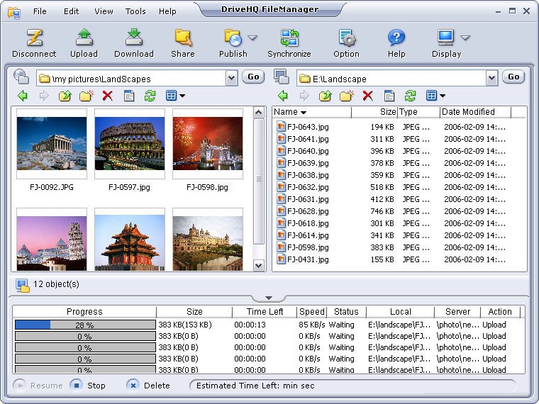 DriveHQ FileManager with FTP Hosting 4.0.284