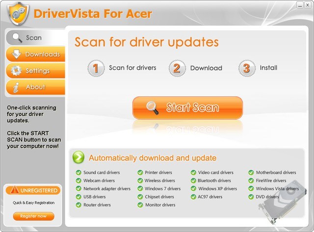 DriverVista For Acer 3.2