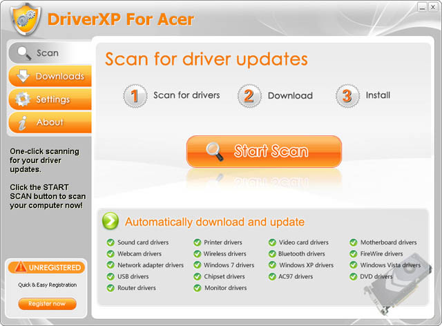 DriverXP For Acer 3.1