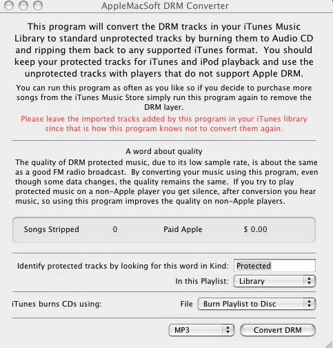 DRM Converter 3 for Mac 3.7.0