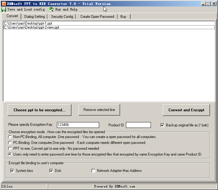 DRMsoft PPT to EXE Converter 7.0