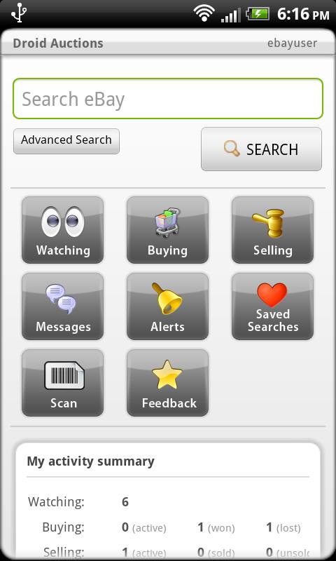 Droid Auctions for eBay AdFree 1.2.23