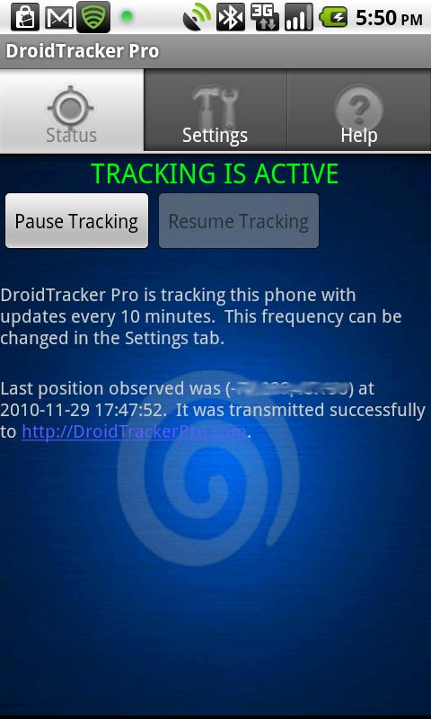 Droid Tracker Pro GPS Tracker 1.4