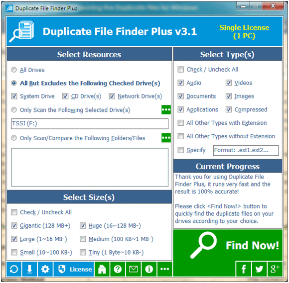 Duplicate File Finder Plus 3.2