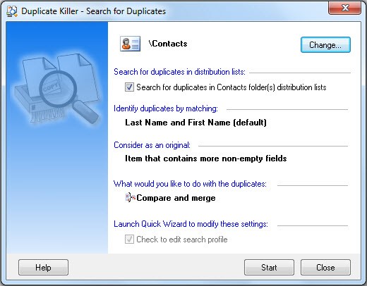 Duplicate Killer for Microsoft Outlook 3.41