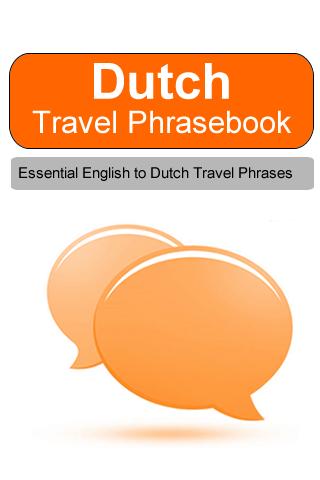 Dutch Travel Phrasebook 1