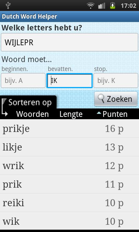 Dutch Word Finder 1.4.5