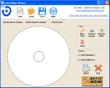 DVD and CD Label Maker Wizard 2.05