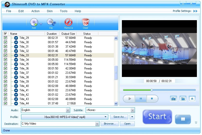 DVD To MP4 Converter 1.20