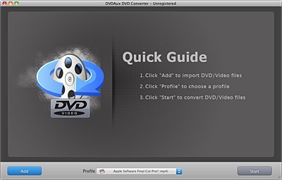 DVDAux DVD Converter for Mac 1.0.0