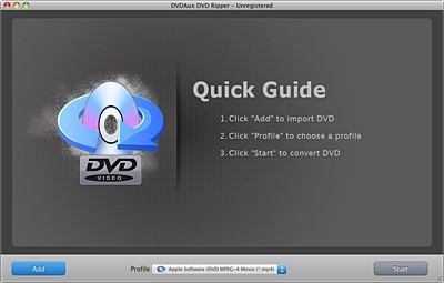 DVDAux DVD Ripper for Mac 1.0.0