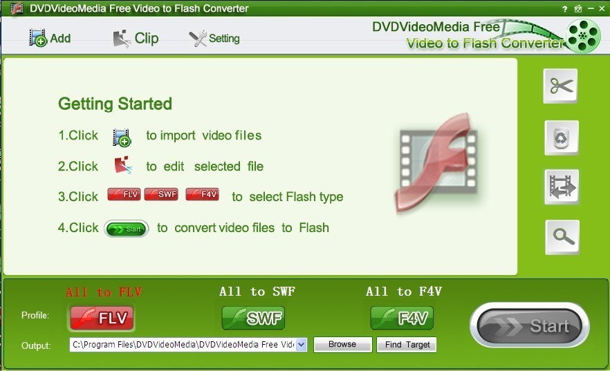 DVDVideoMedia Free Video Flash Converter 2.2