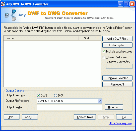 DWF DWG Converter 7.0