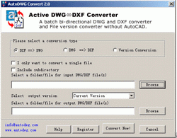 DWG DXF Converter ActiveX 3.34