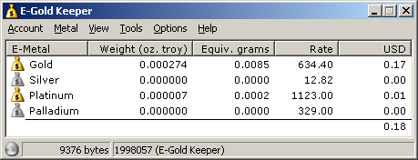 E-Gold Keeper 1.8.3