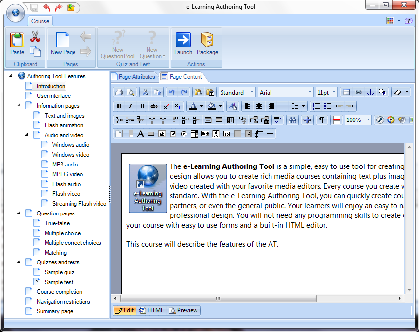 e-Learning Authoring Tool 1.0