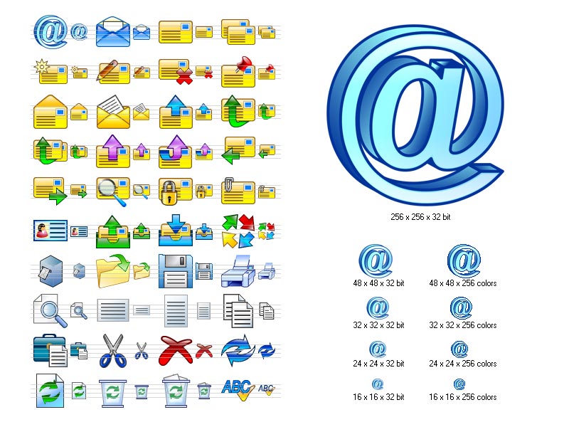 E-mail Icon Set 2010.1