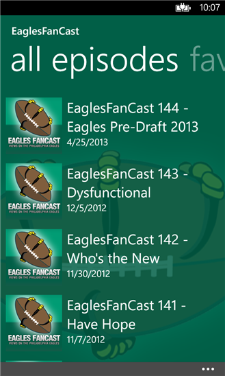 EaglesFanCast 1.17.0.2