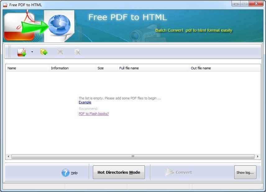 Eaglesoft Free PDF to HTML Converter 1.0