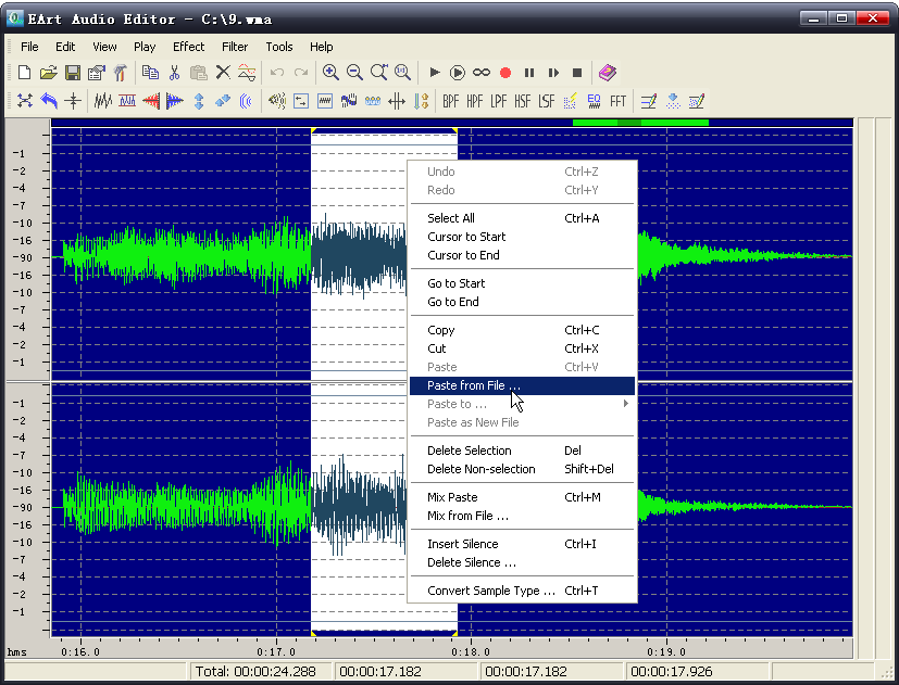 EArt Audio Editor 2.10