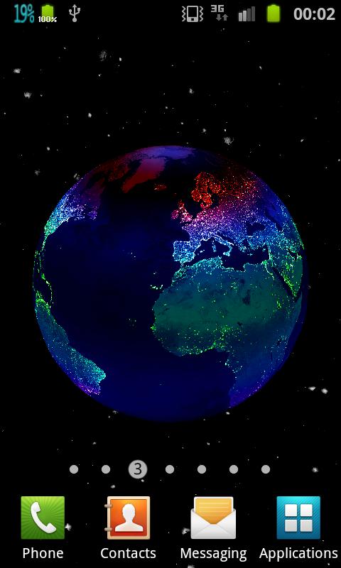 Earth At Night 3D Pro Live WP 1.0.9