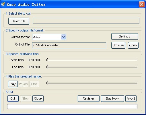Ease Audio Cutter 1.30
