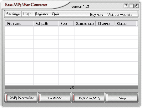 Ease MP3 to WAV 1.0