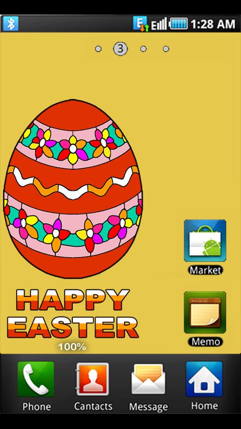 Easter Egg battery widget 1.2