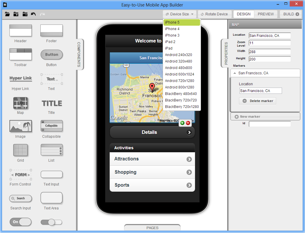 Easy-to-Use Mobile App Builder 2014